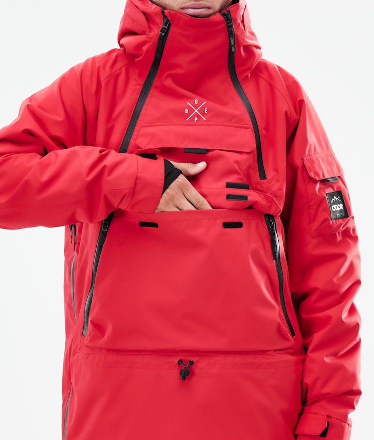 Akin 2020 Veste Snowboard Homme Red, Image 11 sur 11
