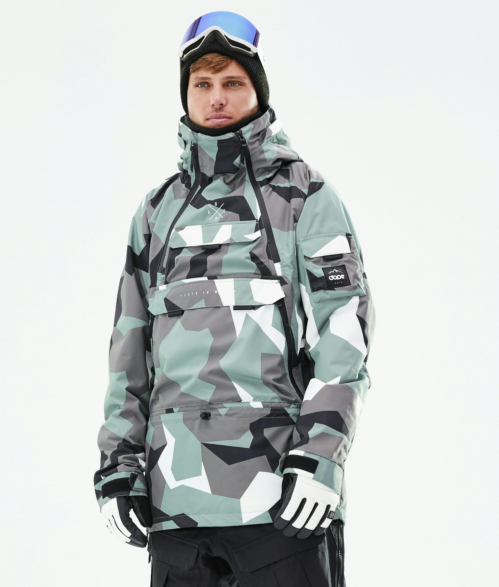 Dope Akin 2020 Snowboard jas Heren Faded Green Camo