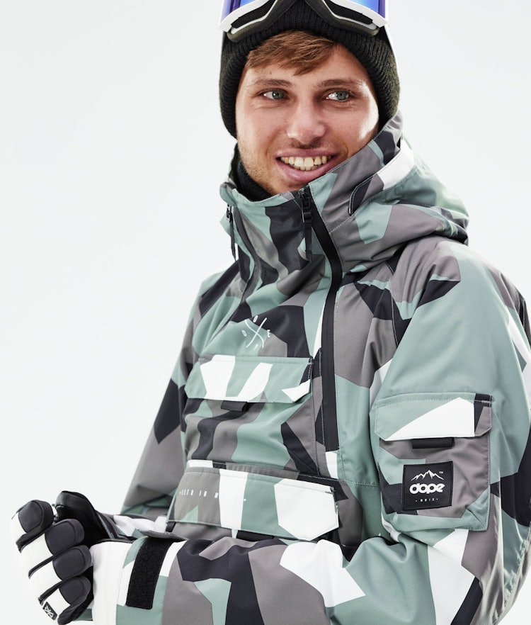 Dope Akin 2020 Veste de Ski Homme Faded Green Camo