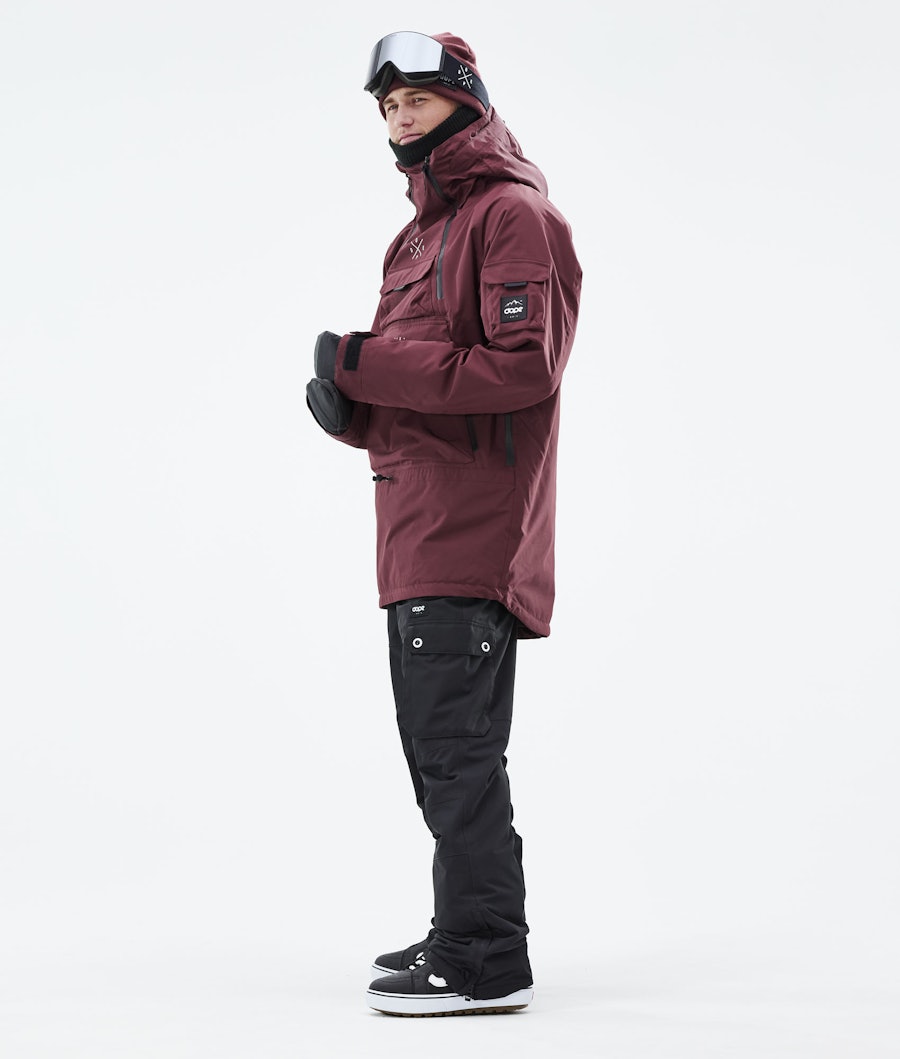 Dope Akin 2019 Snowboard jas Heren Burgundy