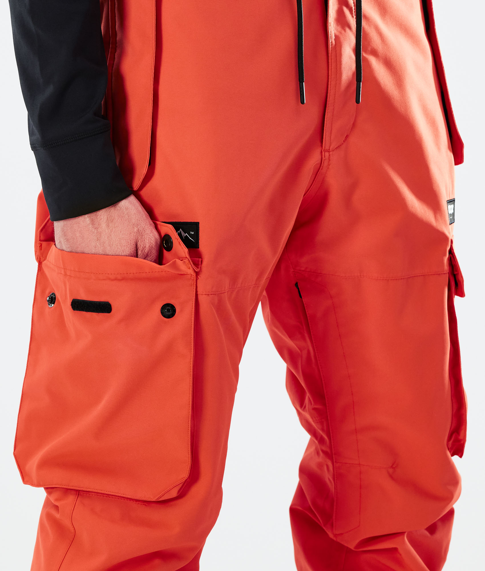 Mens orange hot sale snow pants