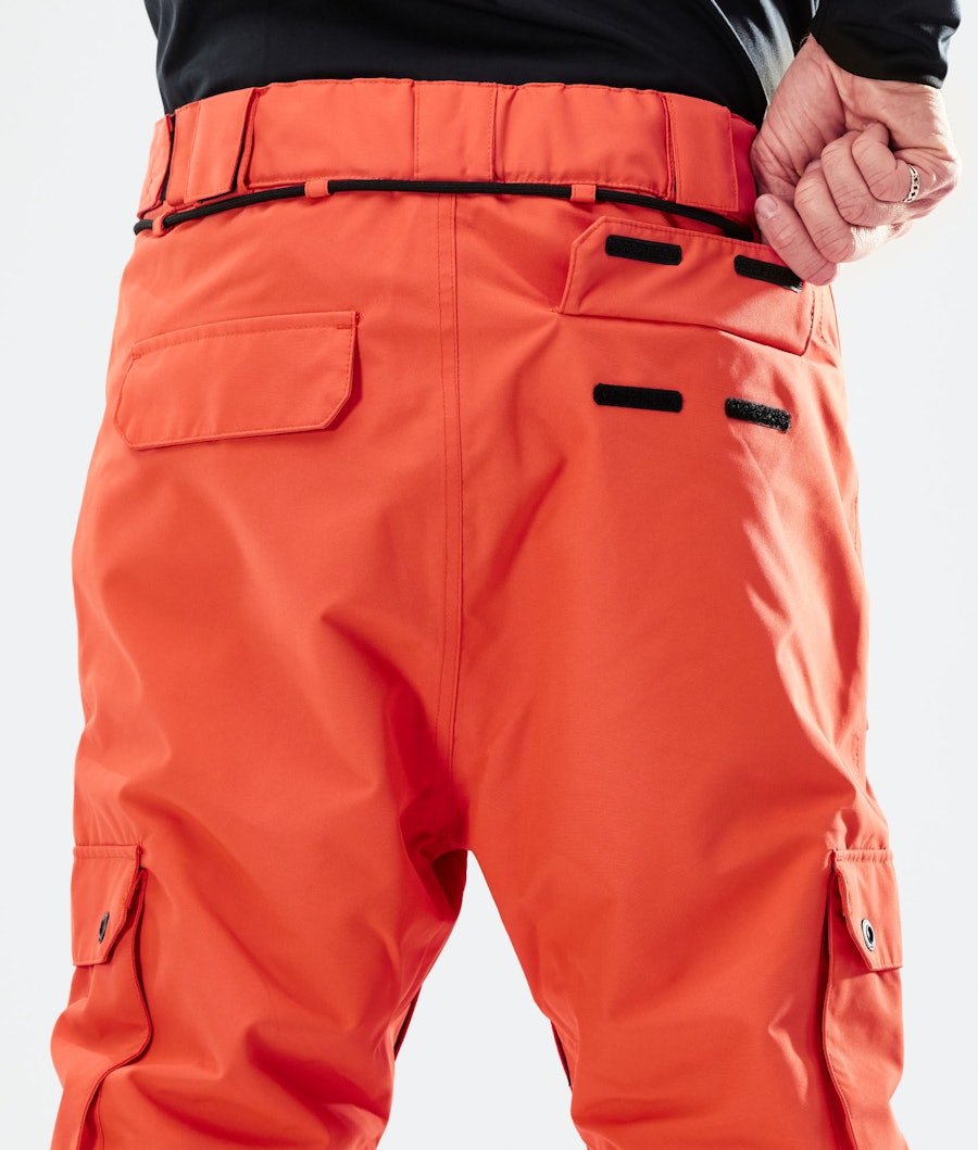 Iconic 2021 Snowboard Pants Men Orange Renewed