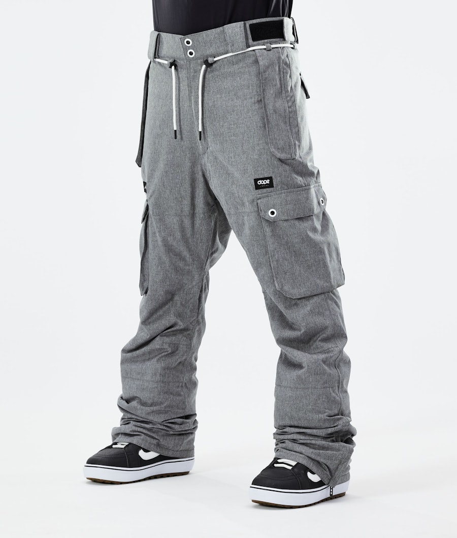Dope Iconic 2020 Snowboard Pants Grey Melange