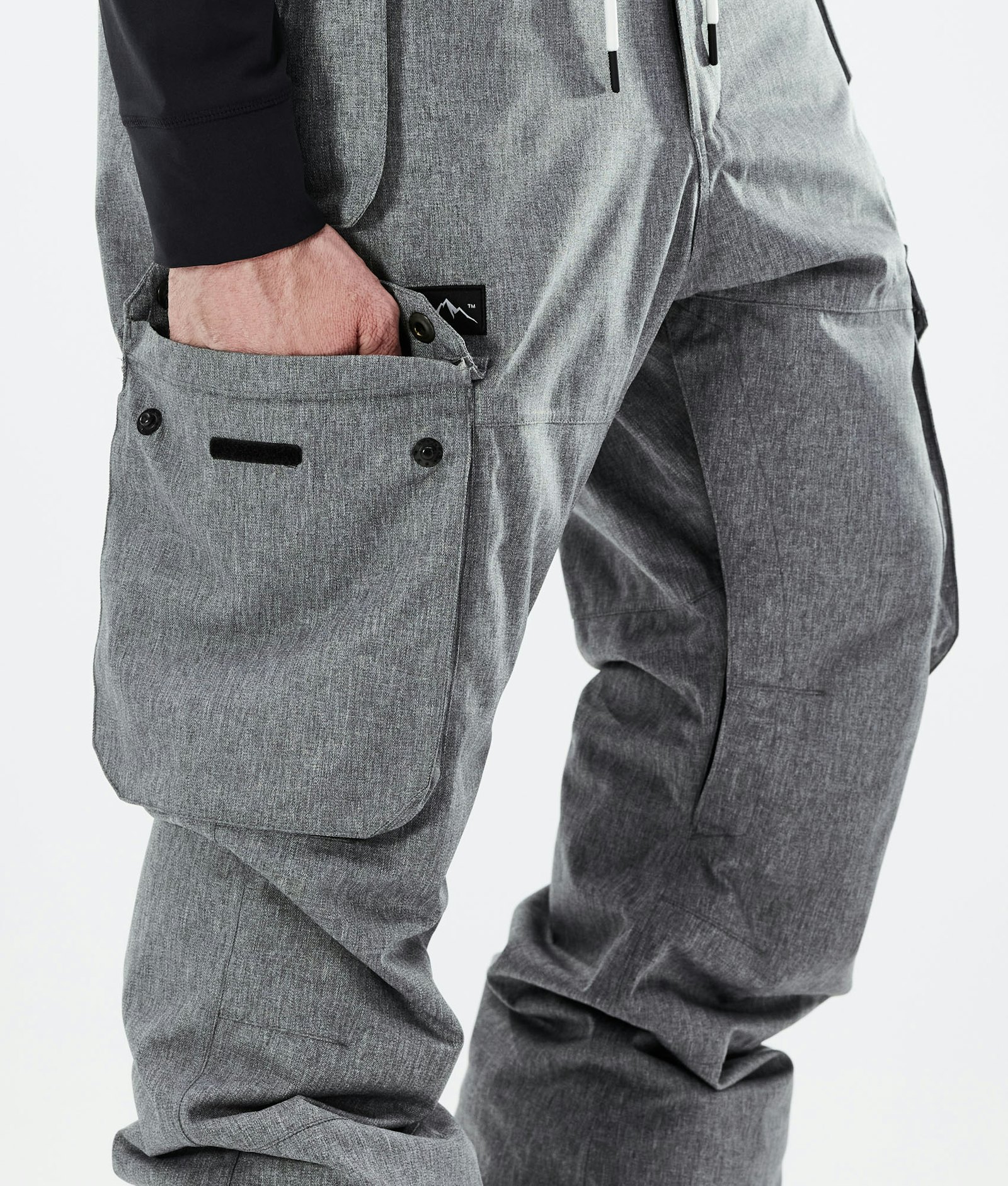 Dope Iconic 2020 Snowboard Pants Men Grey Melange