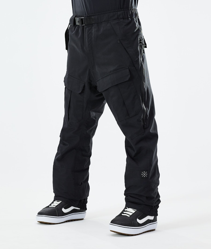 Antek Pantalon de Snowboard Homme Black