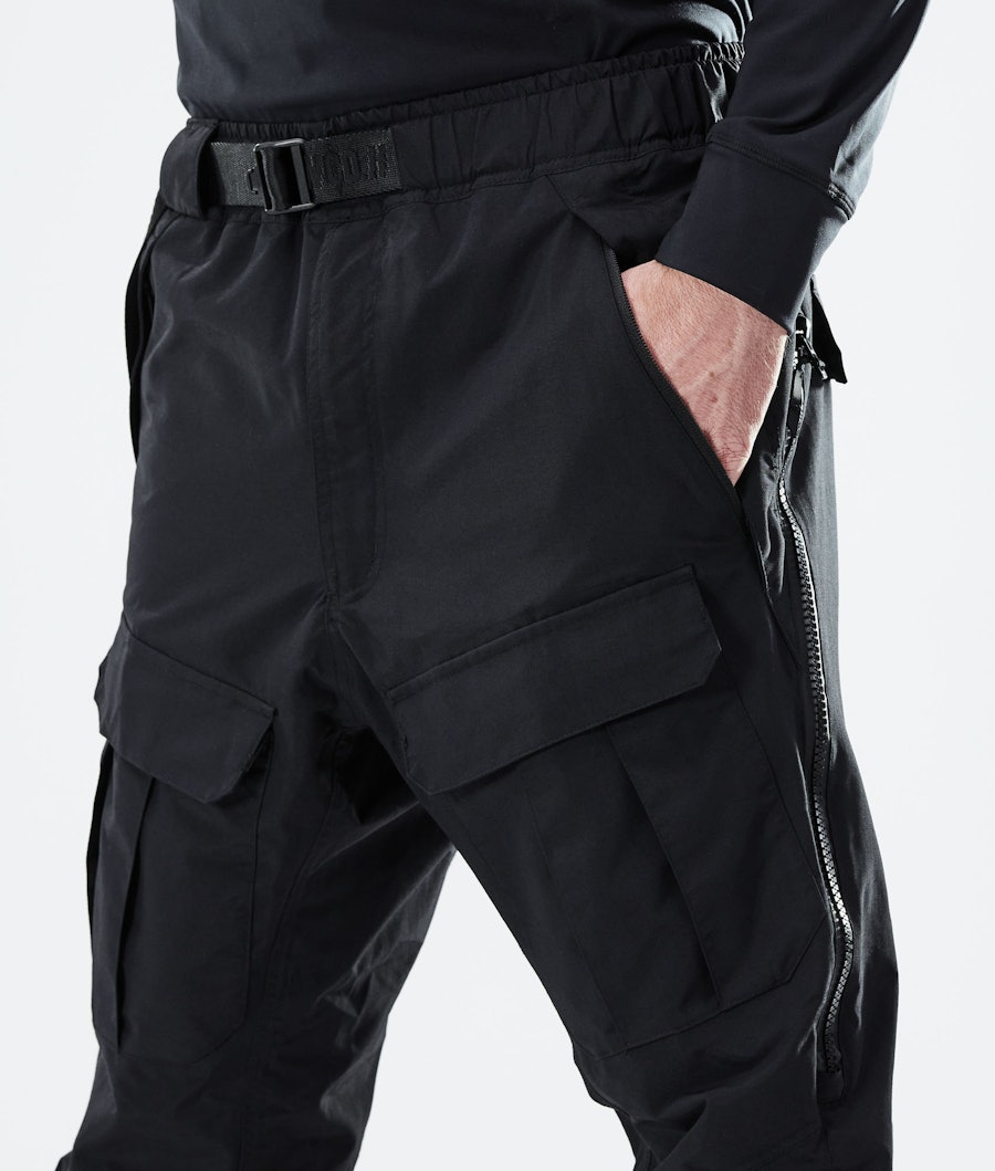 Antek Kalhoty na Snowboard Pánské Black
