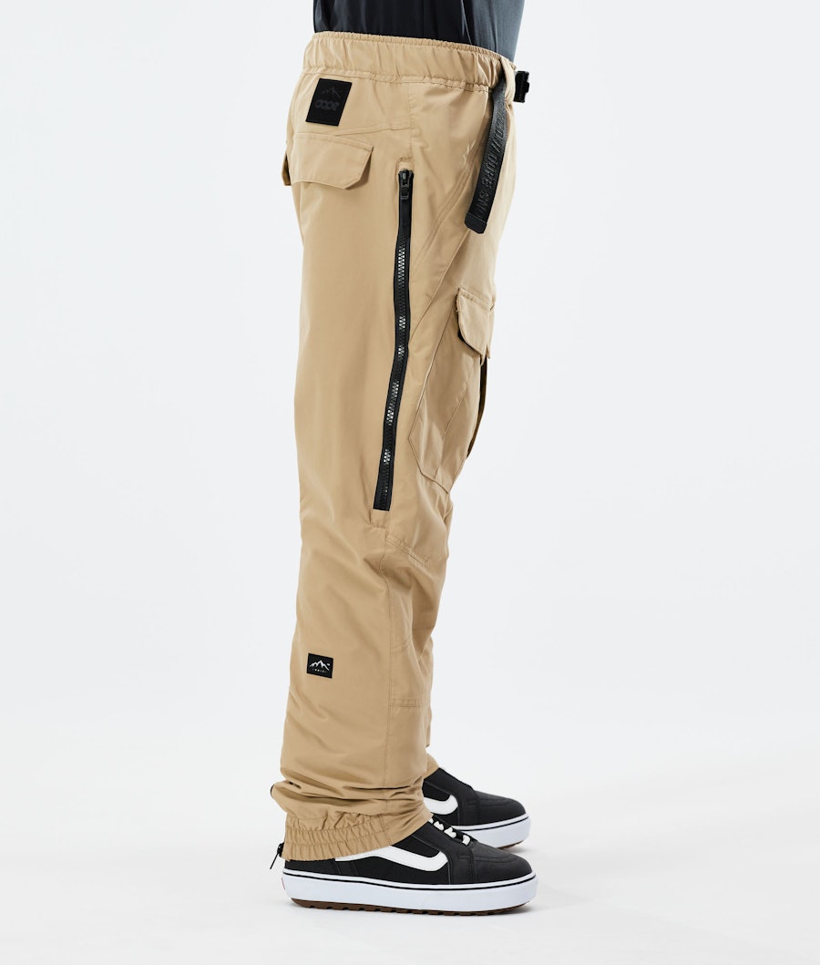 Antek 2020 Kalhoty na Snowboard Pánské Khaki