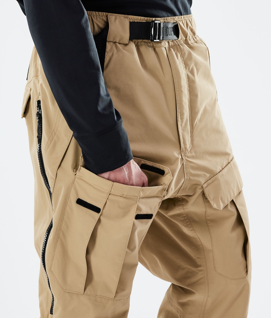 Antek 2020 Kalhoty na Snowboard Pánské Khaki