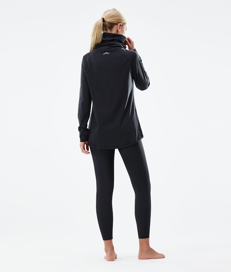 Snuggle W Base Layer Top Women 2X-Up Black, Image 4 of 6