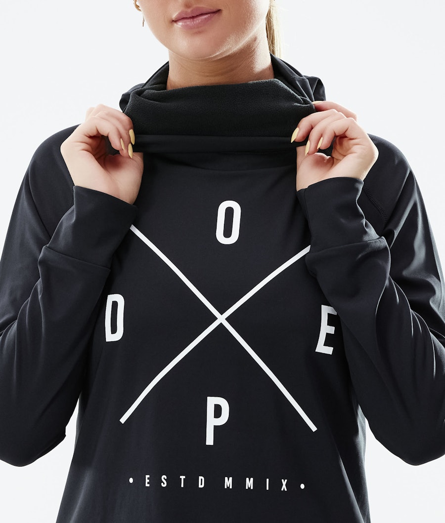 Dope Snuggle 2X-UP W Women's Base Layer Top Black