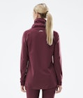 Snuggle W Base Layer Top Women 2X-Up Burgundy, Image 2 of 6