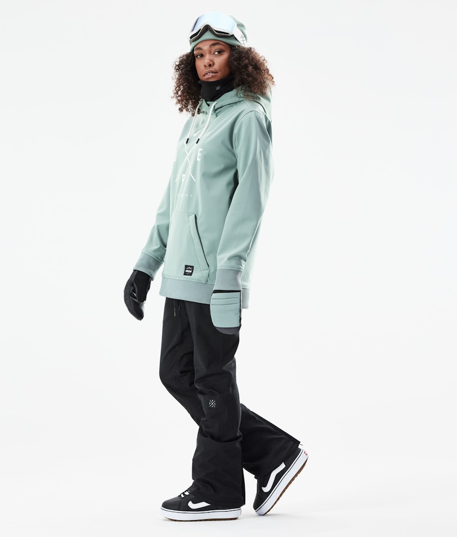Yeti W 10k Snowboard Jacket Women Faded Green
