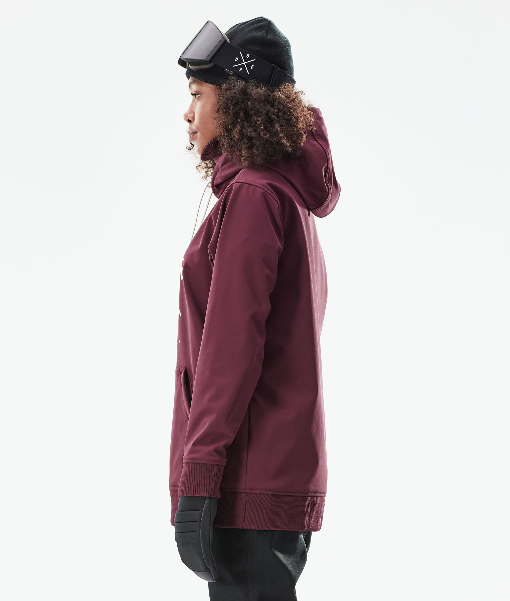 dope yeti snowboard jacket burgundy