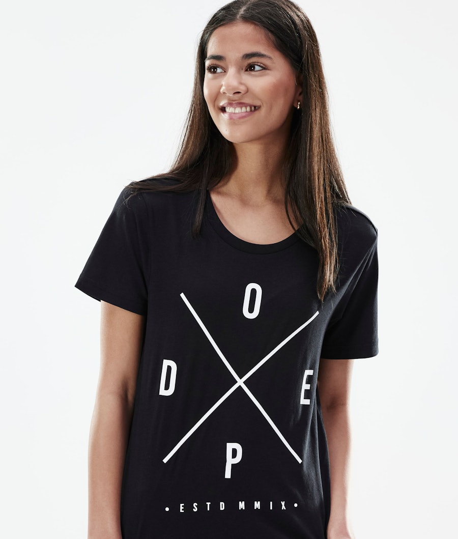 Dope Copain 2X-UP T-shirt Femme Black