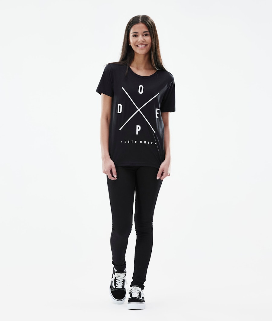 Dope Copain 2X-UP T-shirt Femme Black