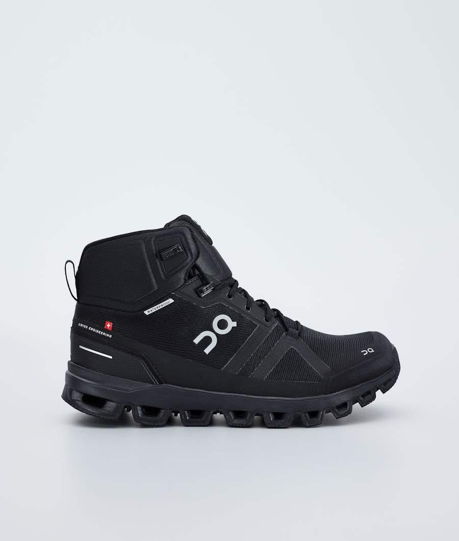On Shoes Cloudrock Waterproof Chaussures All Black