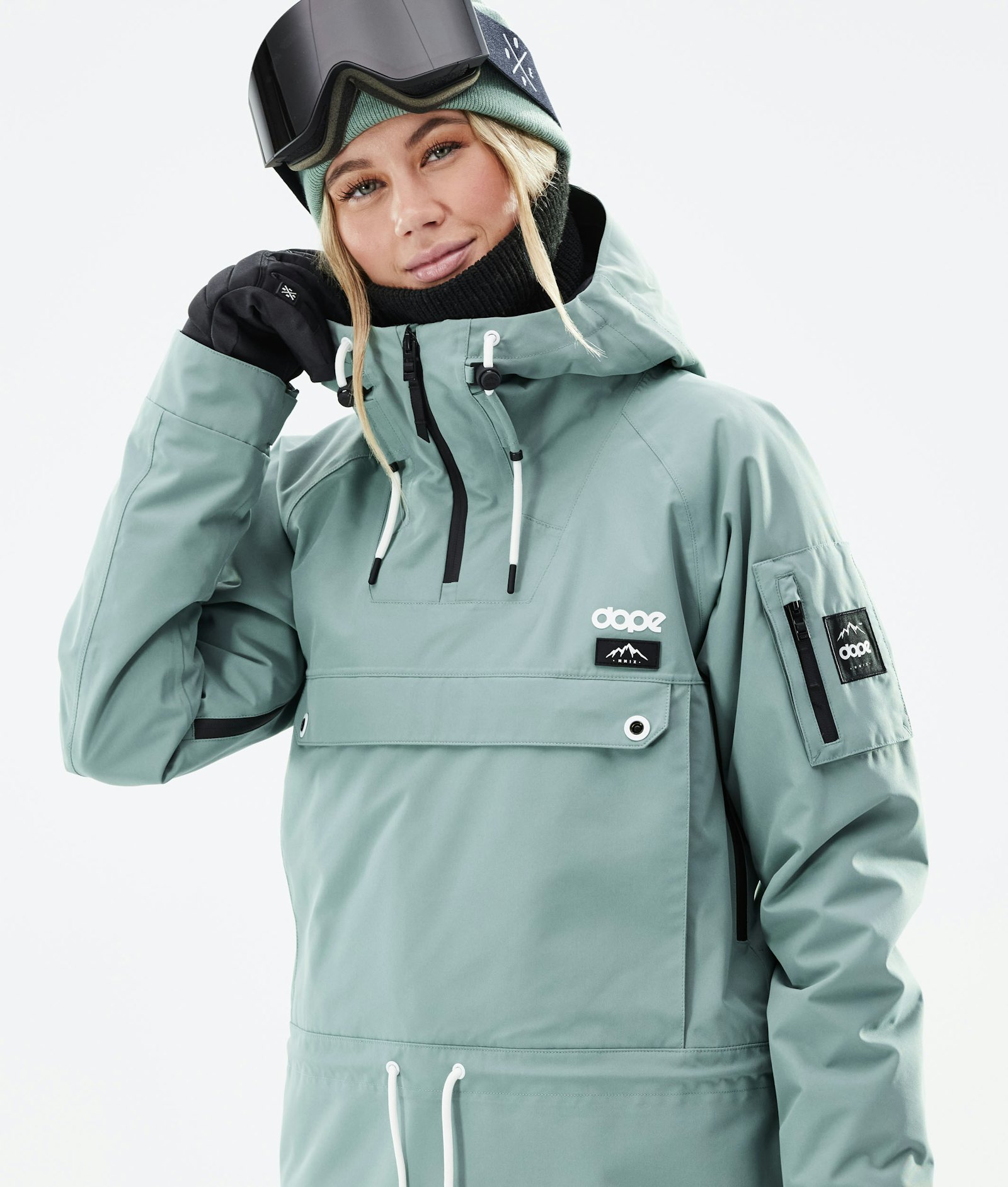 Dope Annok W 2021 Snowboardjacke Damen Faded Green
