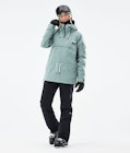 Annok W 2021 Ski Jacket Women Faded Green, Image 3 of 9