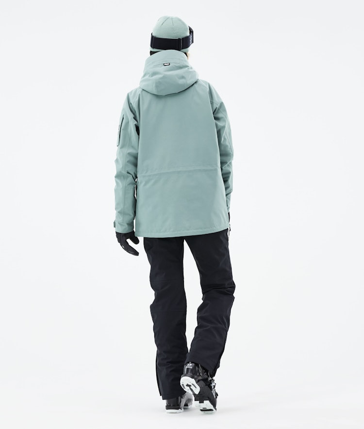 Annok W 2021 Ski Jacket Women Faded Green, Image 5 of 9