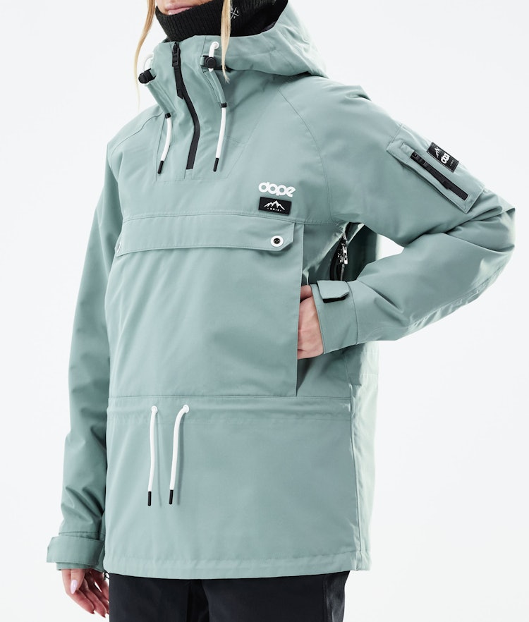 Annok W 2021 Ski Jacket Women Faded Green, Image 8 of 9