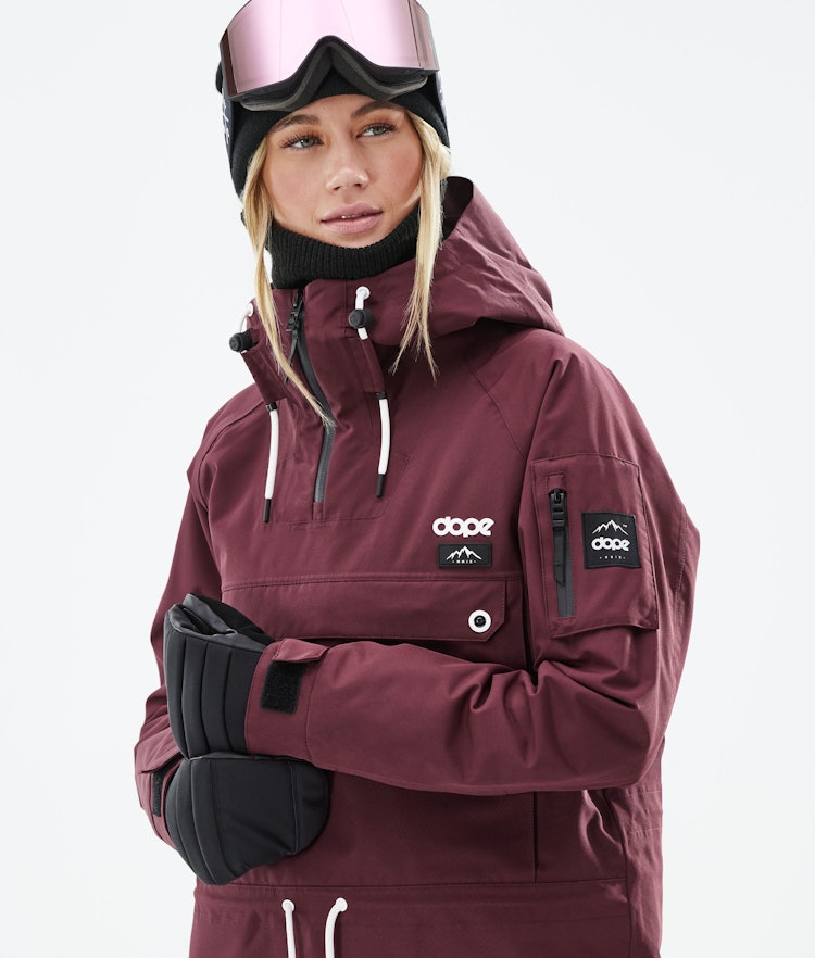 Annok W 2021 Snowboard Jacket Women Burgundy Renewed, Image 2 of 9