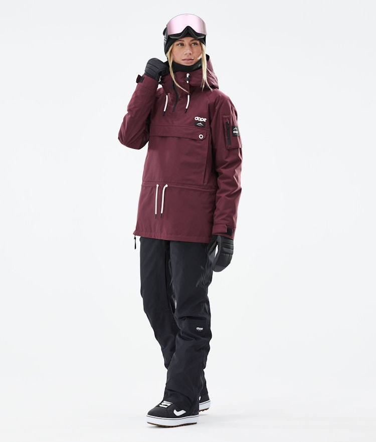 Dope Annok W 2021 Snowboard Jacket Women Burgundy Renewed, Image 3 of 9