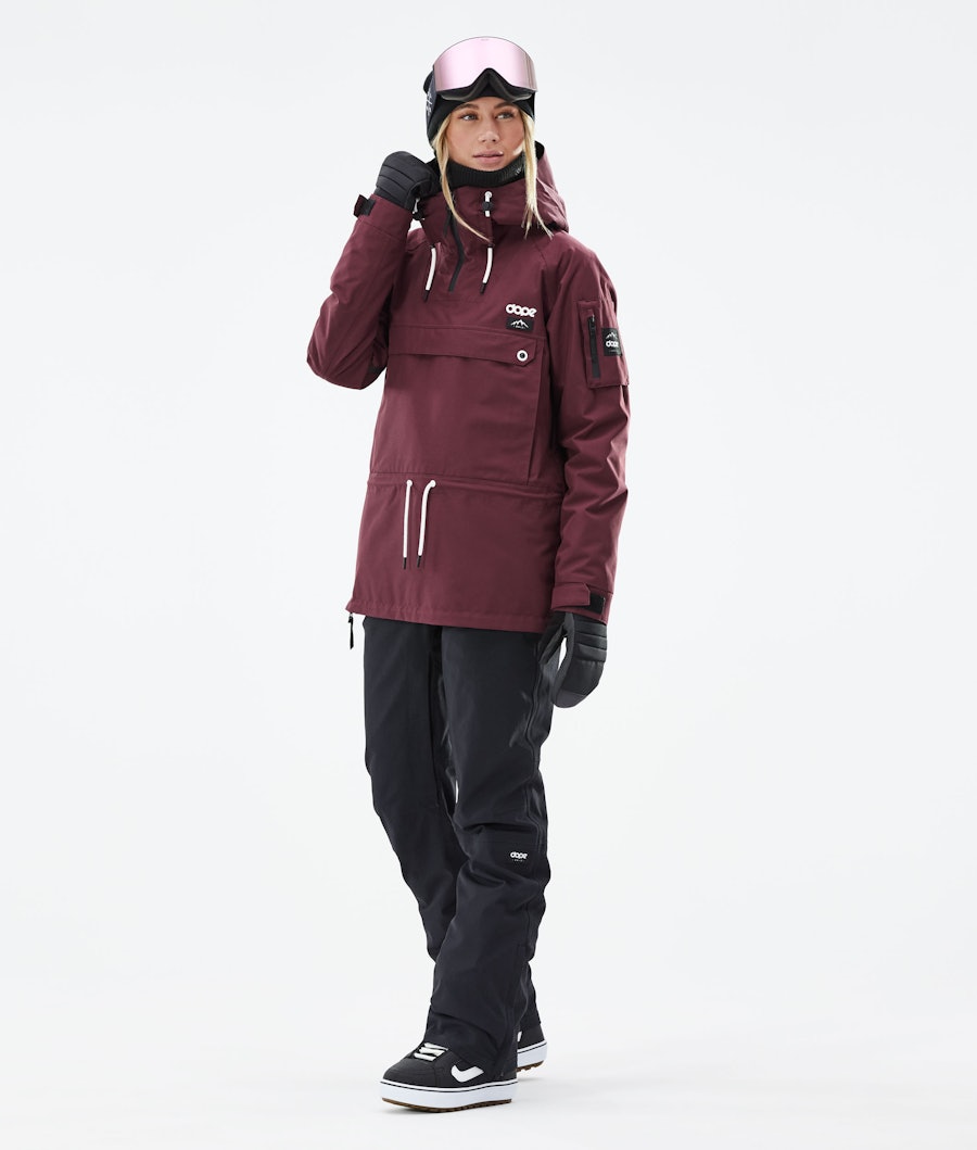 Annok W 2021 Veste Snowboard Femme Burgundy