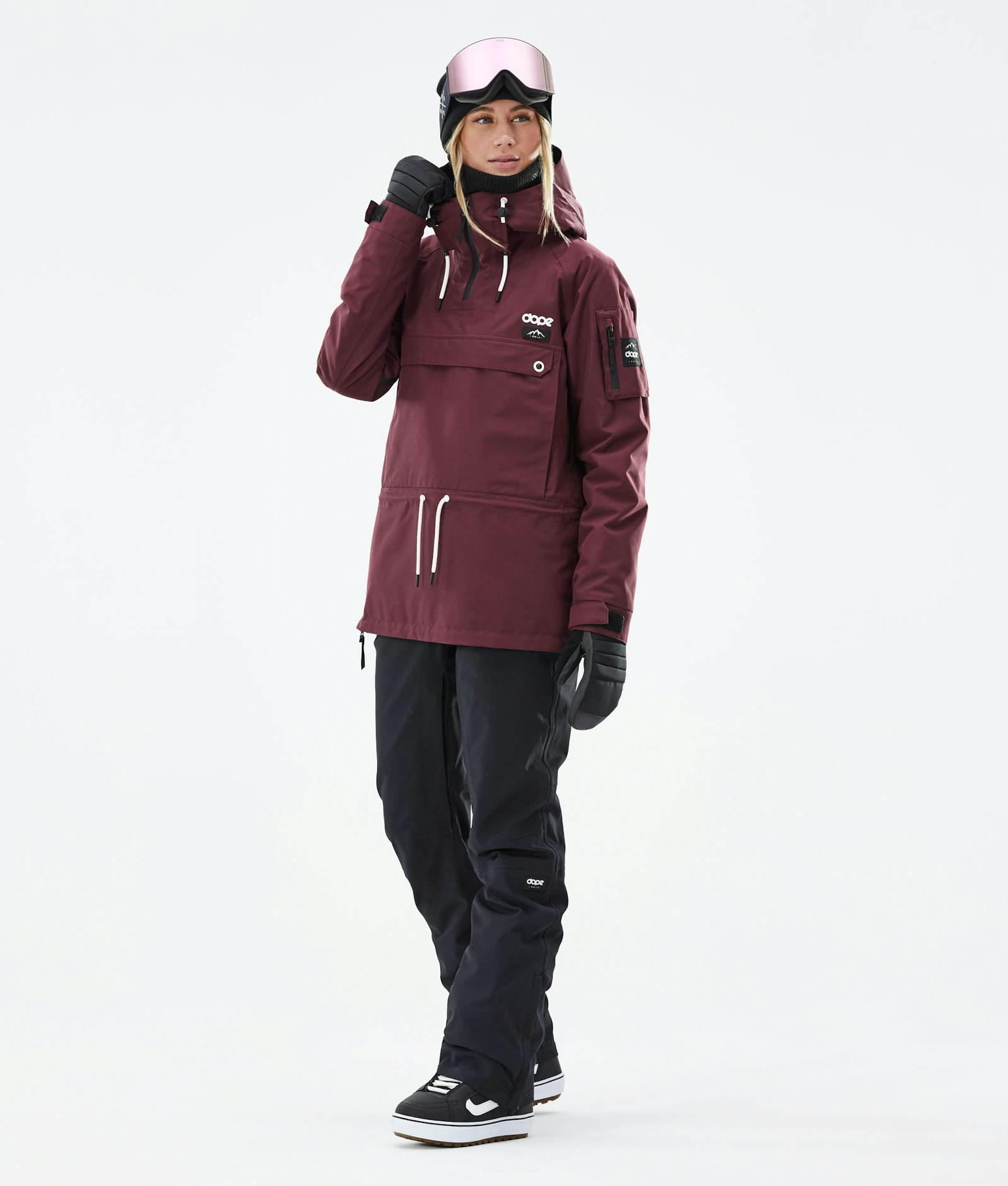 Annok W 2021 Snowboard Jacket Women Burgundy Renewed