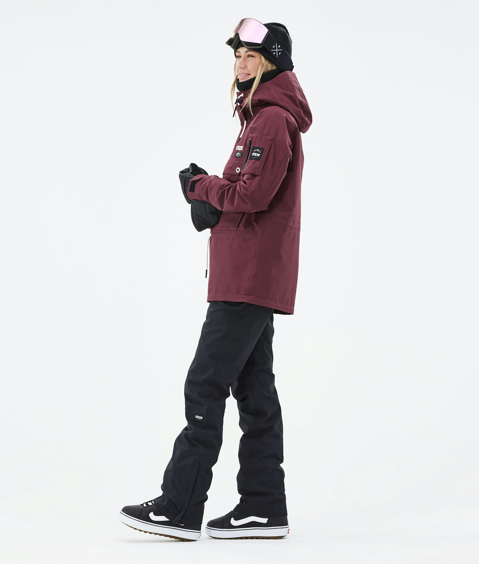 Dope Annok W 2021 Veste Snowboard Femme Burgundy Renewed, Image 4 sur 9
