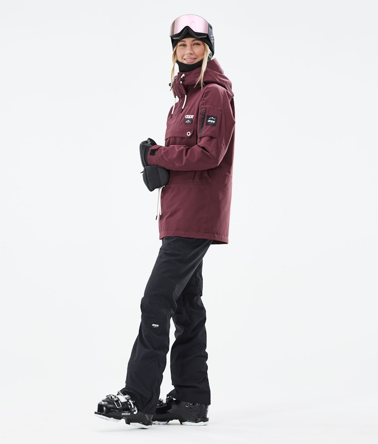 Annok W 2021 Ski Jacket Women Burgundy