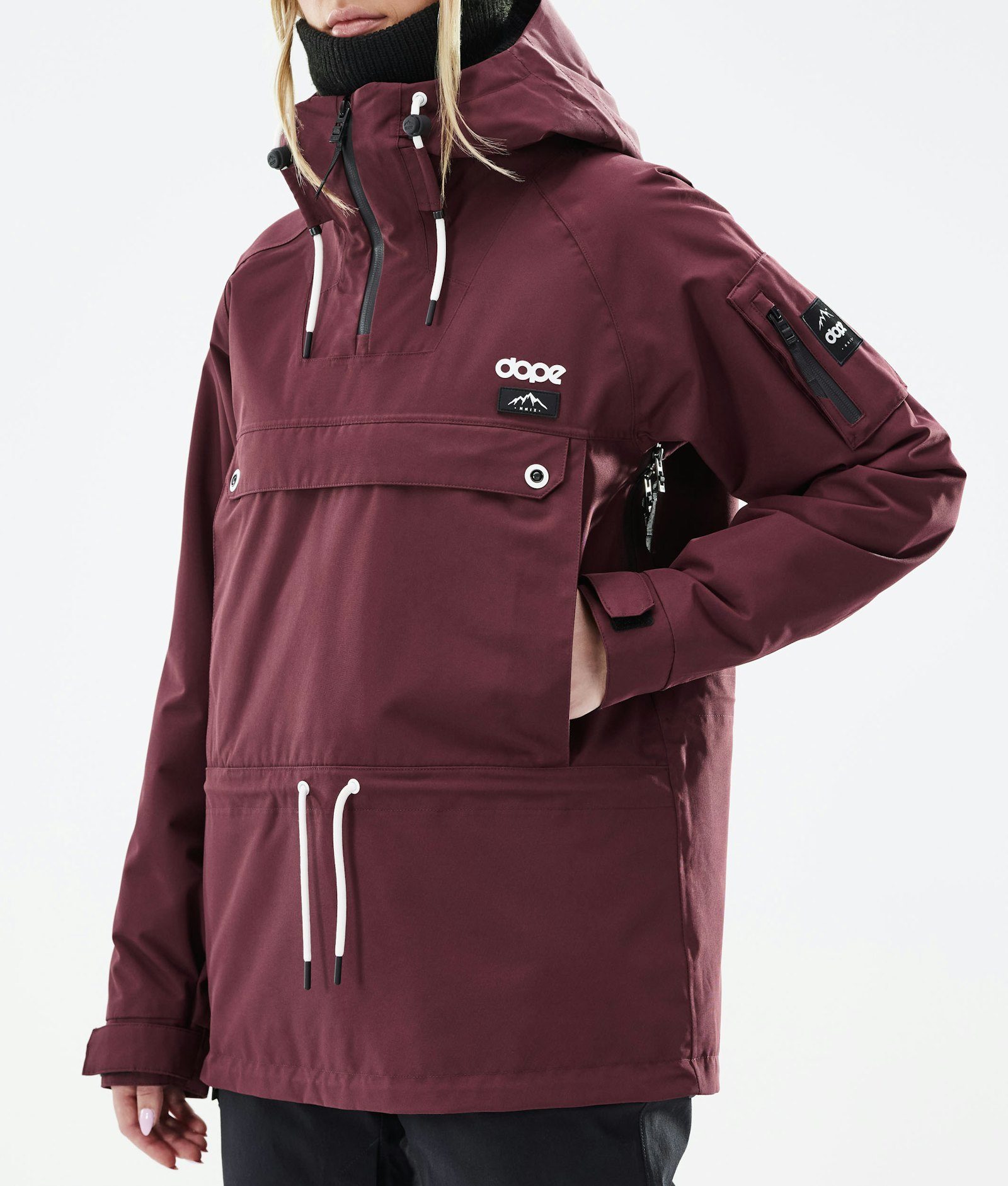 Dope Annok W 2021 Ski Jacket Women Burgundy