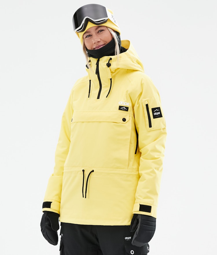 Annok W 2021 Skijacke Damen Faded Yellow, Bild 1 von 10