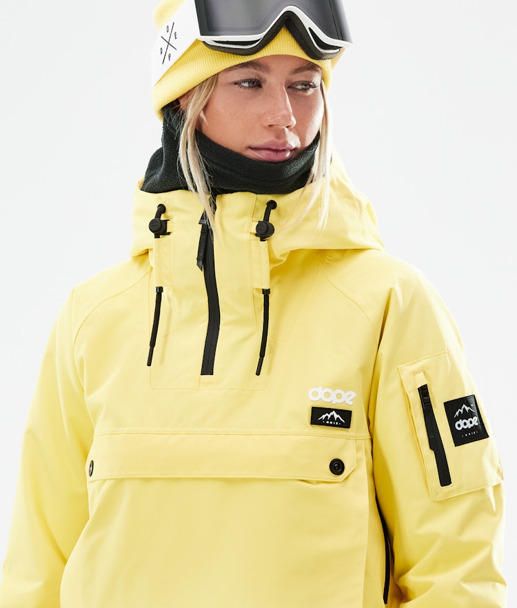 Annok W 2021 Skijacke Damen Faded Yellow, Bild 2 von 10