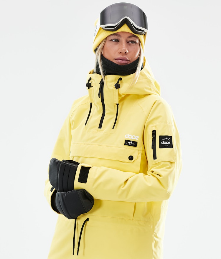 Annok W 2021 Veste de Ski Femme Faded Yellow, Image 3 sur 10