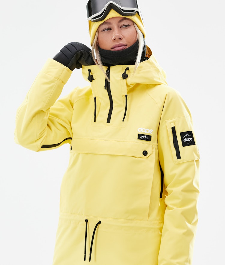 Dope Annok W 2021 Snowboardjakke Dame Faded Yellow
