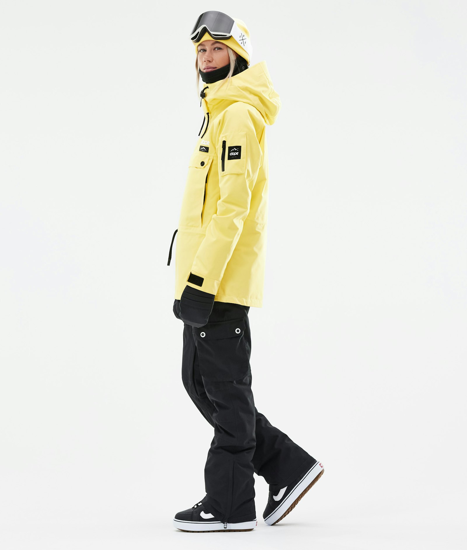 Dope Annok W 2021 Snowboard jas Dames Faded Yellow