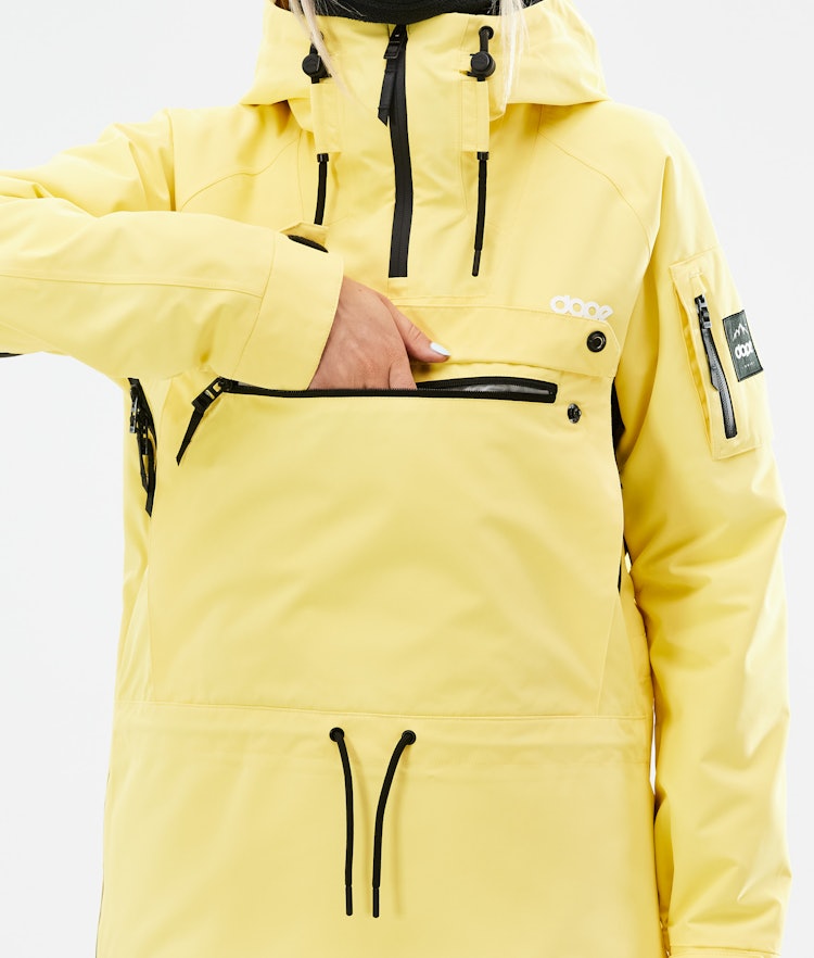 Annok W 2021 Snowboardjacke Damen Faded Yellow