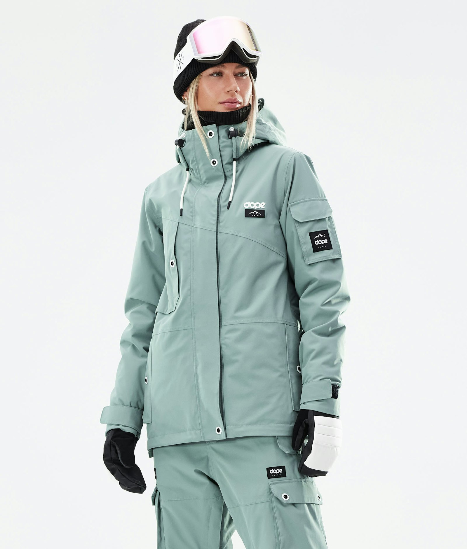 Adept W 2021 Veste Snowboard Femme Faded Green Renewed, Image 1 sur 11