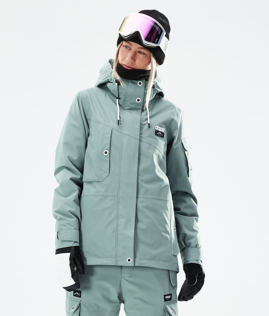 Adept W 2021 Ski Jacket Women Faded Green