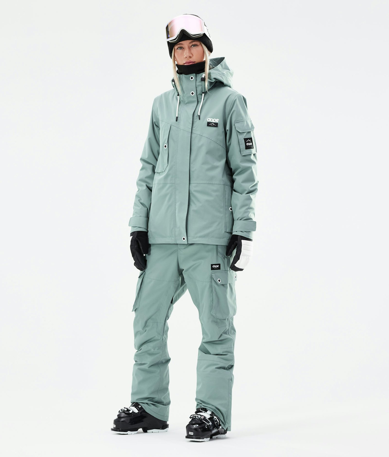 Adept W 2021 Veste de Ski Femme Faded Green
