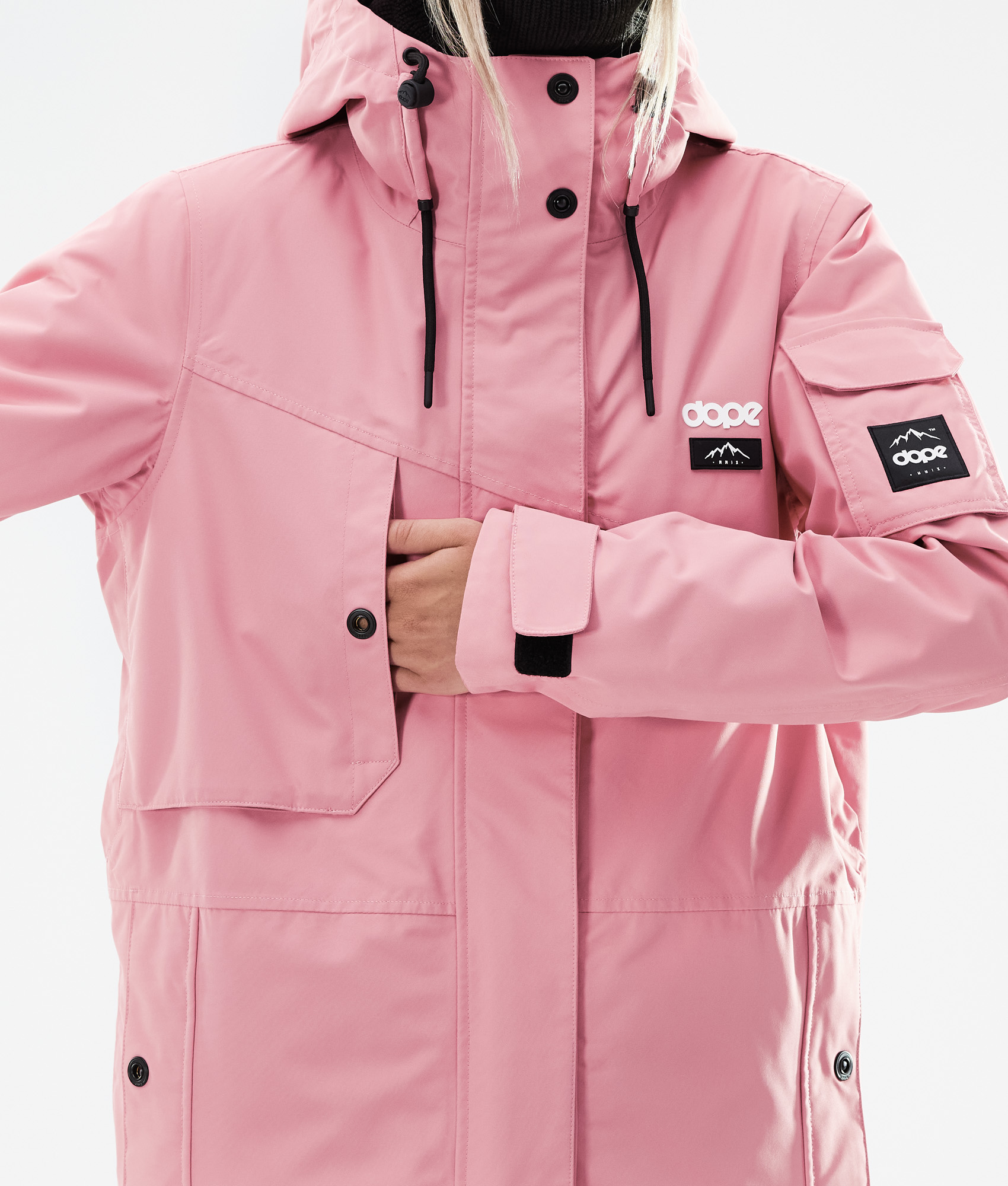 winter jacket pink