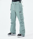 Dope Iconic W 2021 Snowboard Pants Women Faded Green, Image 1 of 6