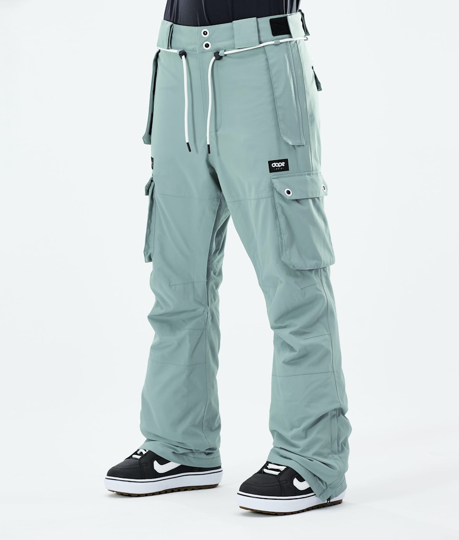 Iconic W 2021 Snowboard Pants Women Faded Green