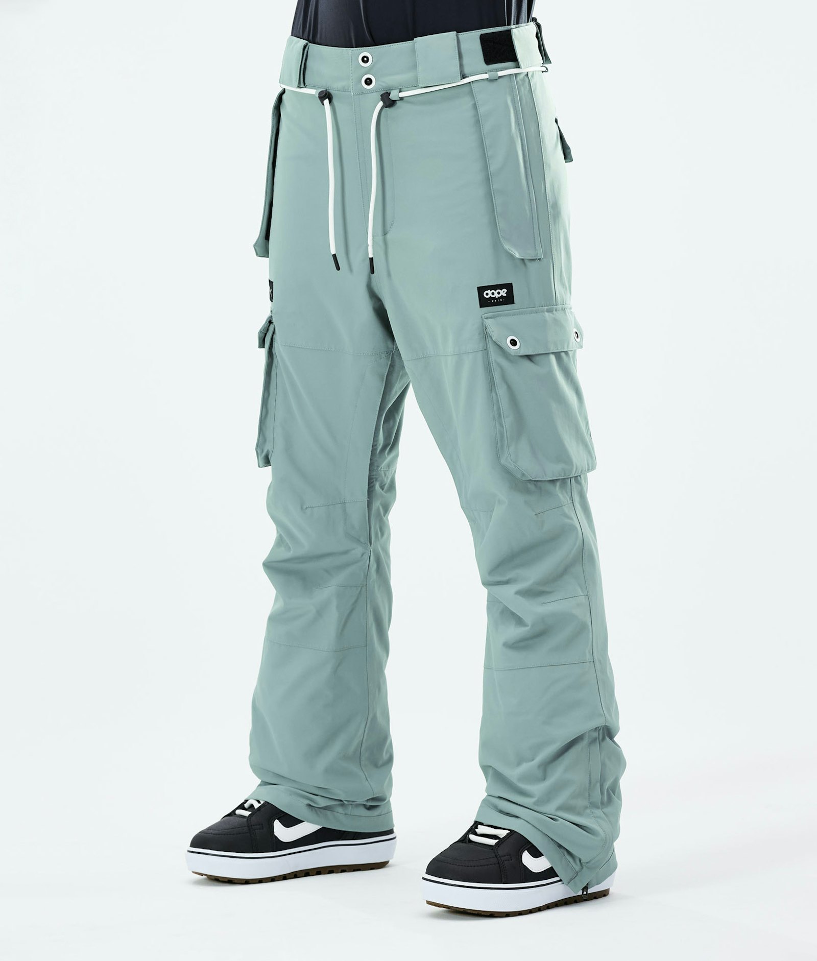 Dope Iconic W 2021 Snowboard Bukser Dame Faded Green