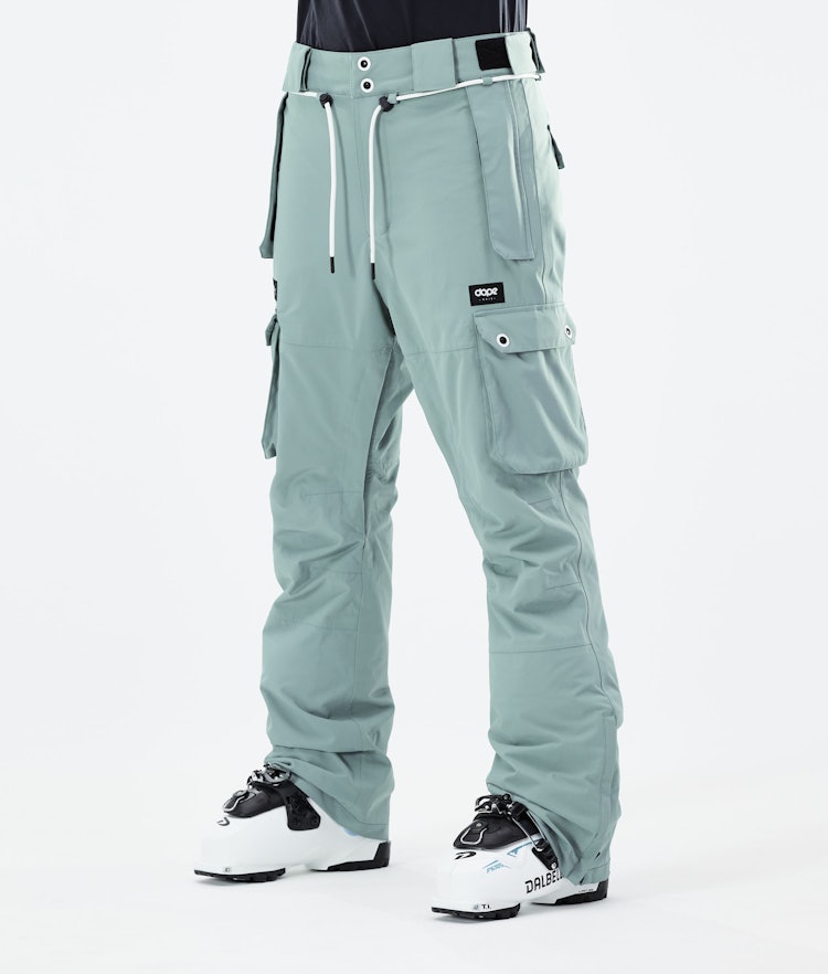 Dope Iconic W 2021 Pantalon de Ski Femme Faded Green
