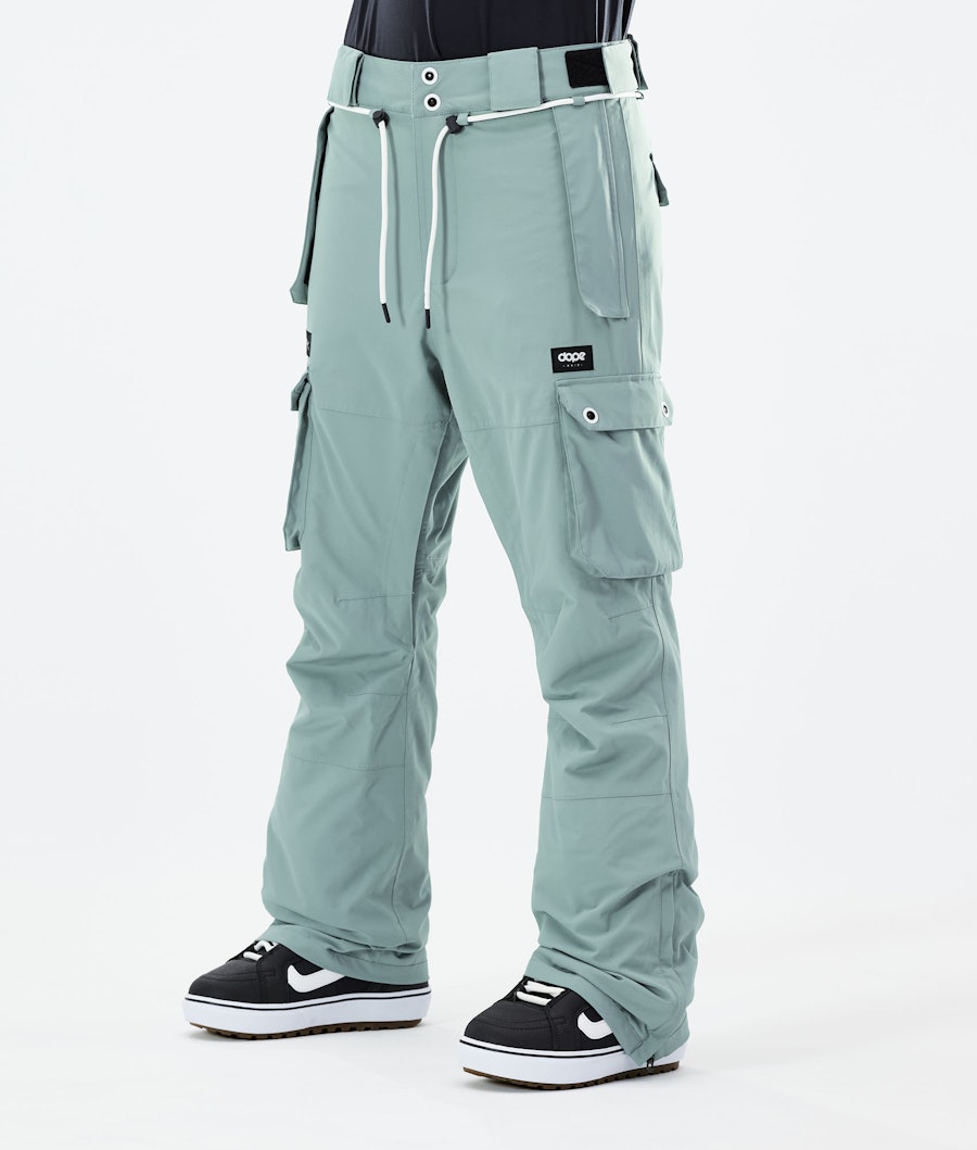 Dope Iconic W Snowboard Pants Faded Green