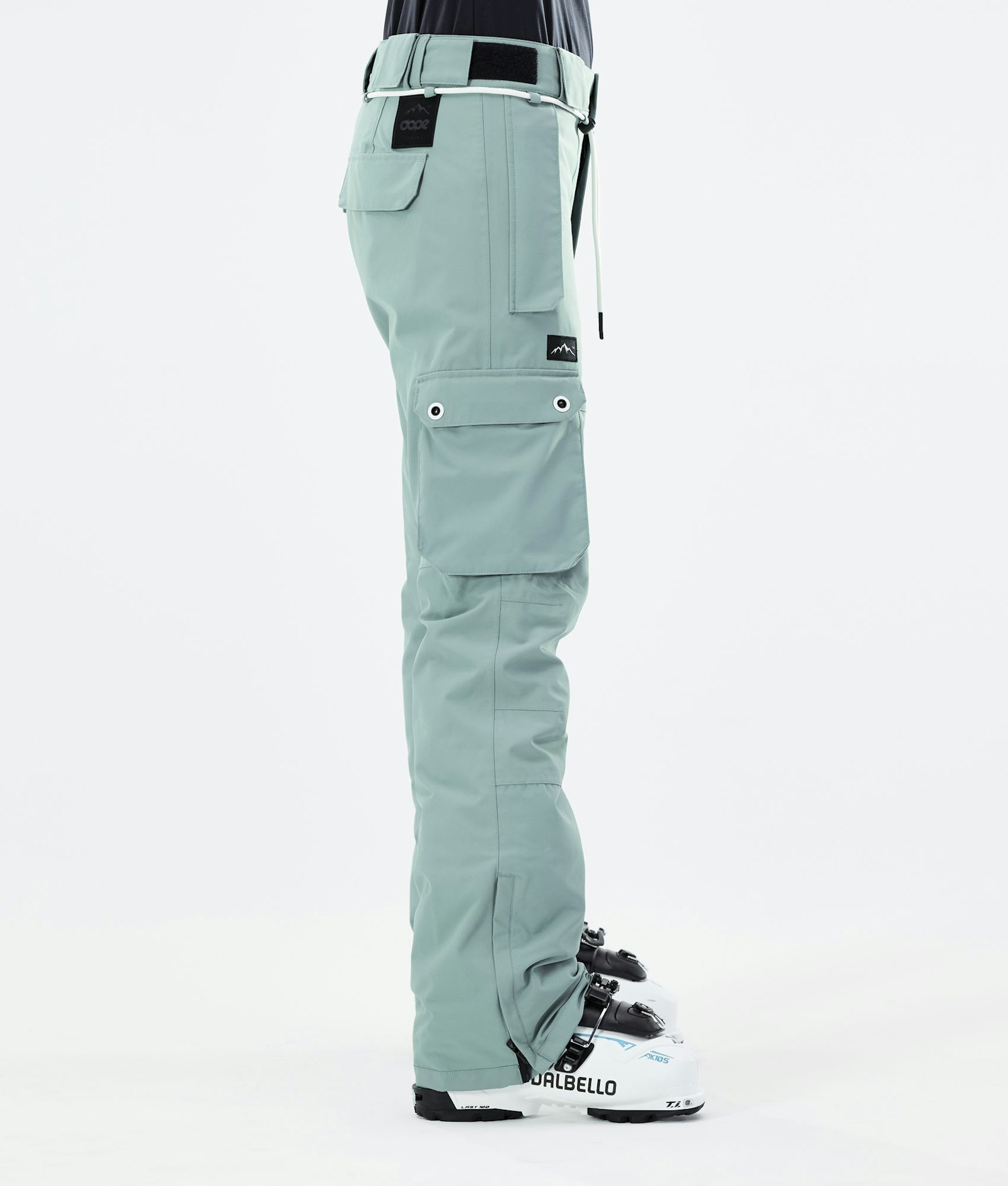 Dope Iconic W 2021 Pantaloni Sci Donna Faded Green, Immagine 2 di 6