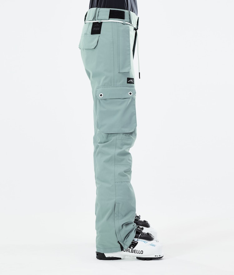 Dope Iconic W 2021 Ski Pants Women Faded Green