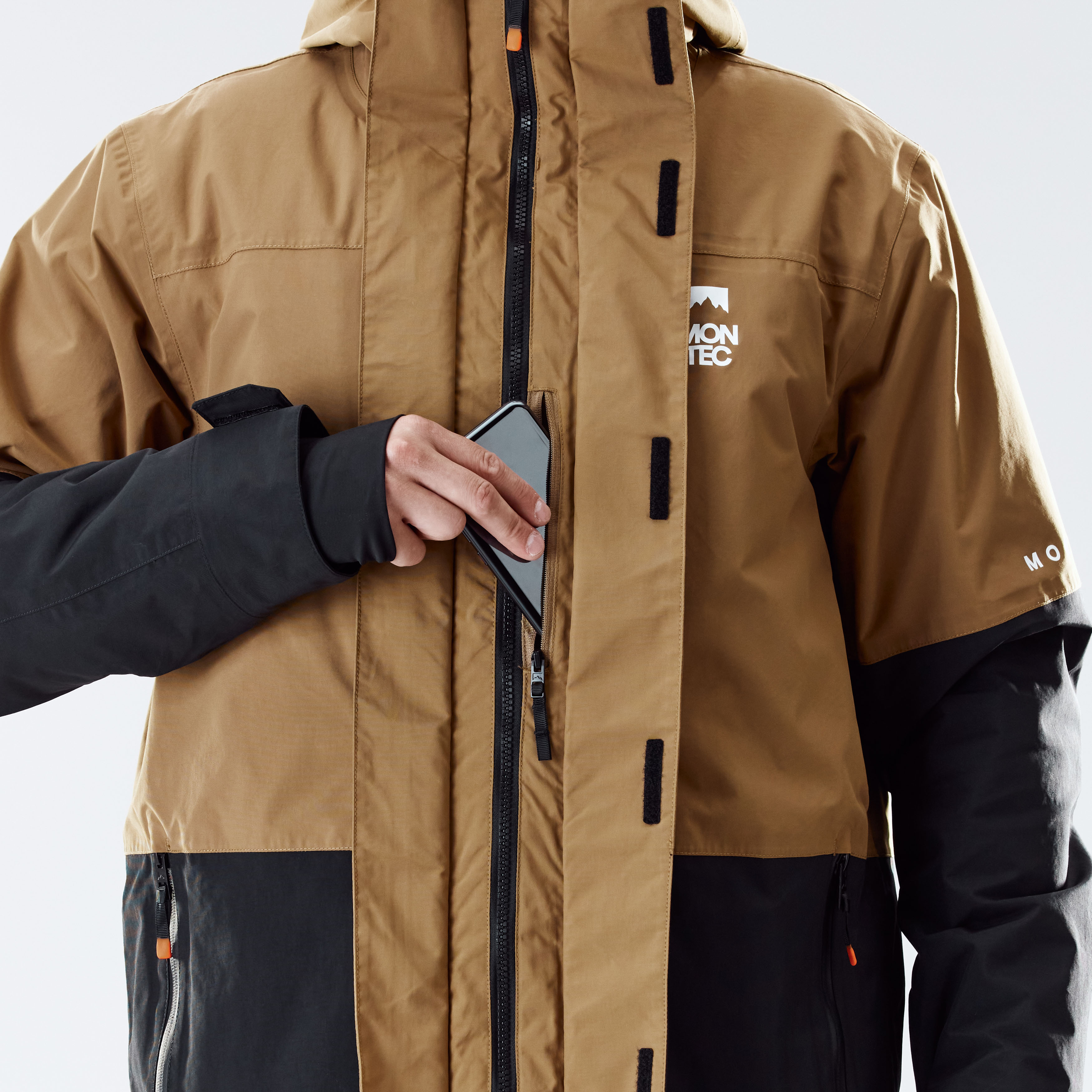 Fawk 2020 Ski Jacket Gold/Black | Montecwear.com