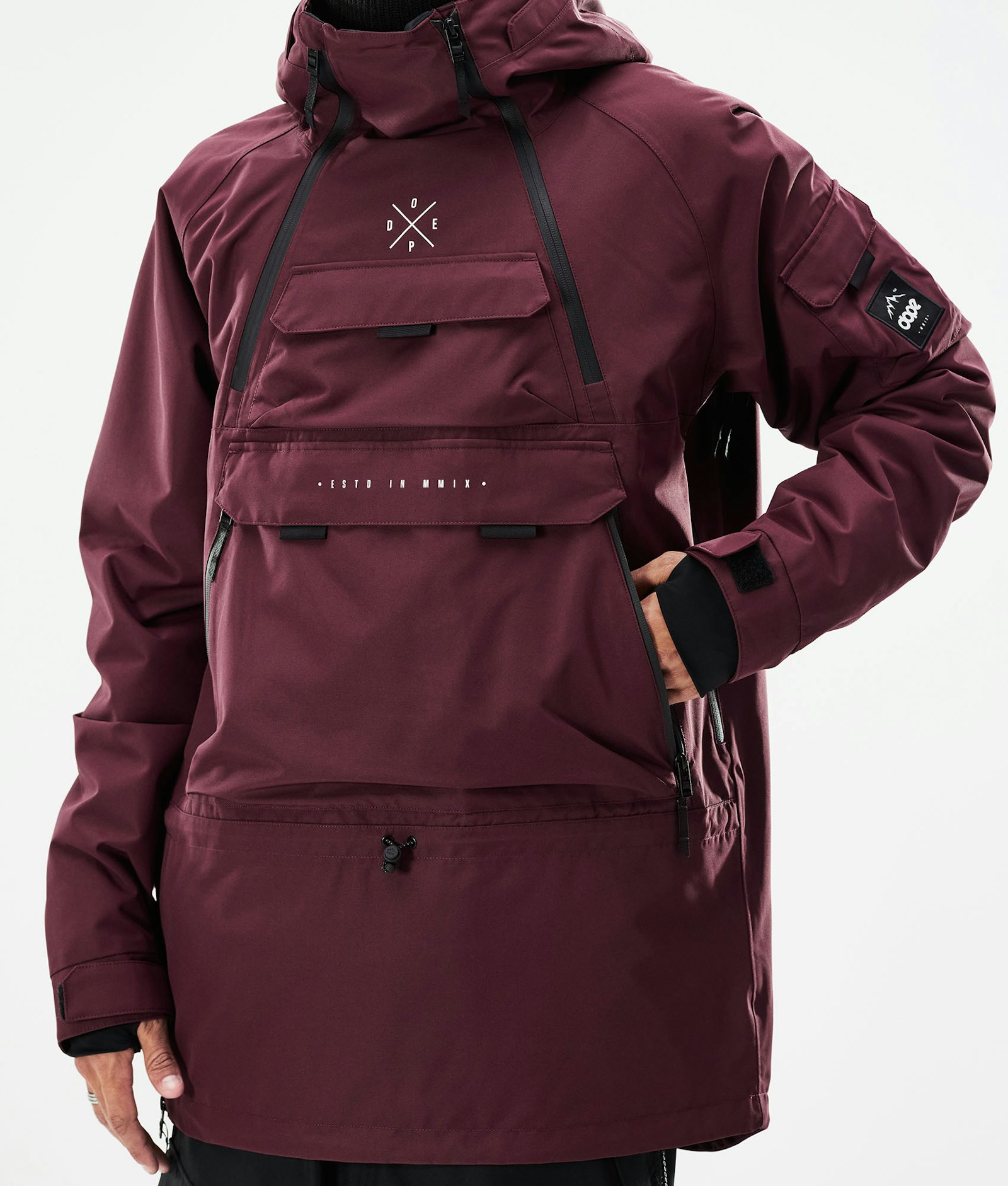 Akin 2021 Ski Jacket Men Burgundy